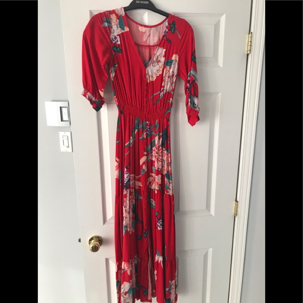 Floral maxi dress